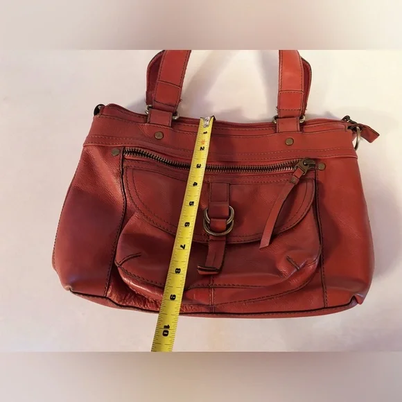 FOSSIL Red Leather Handbag - Picture 4 of 5